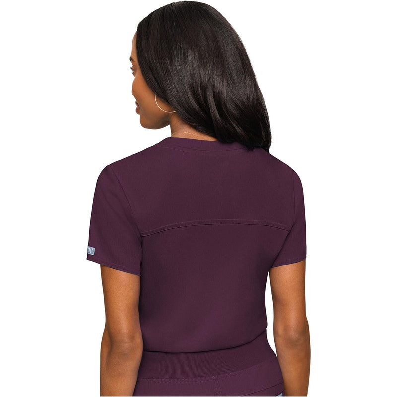 wine - V-Neck Tuck In
