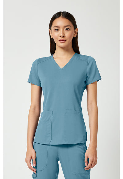 Women's V-Neck Shirttail Scrub Top