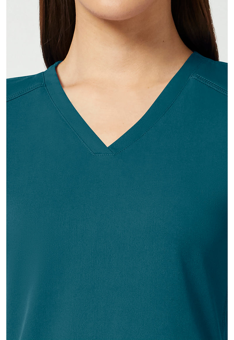 Caribbean - Women's V-Neck Shirttail Scrub Top (View 2)