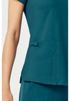 Caribbean - Women's V-Neck Shirttail Scrub Top (View 3)