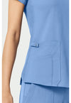 Ciel - Women's V-Neck Shirttail Scrub Top (View 3)