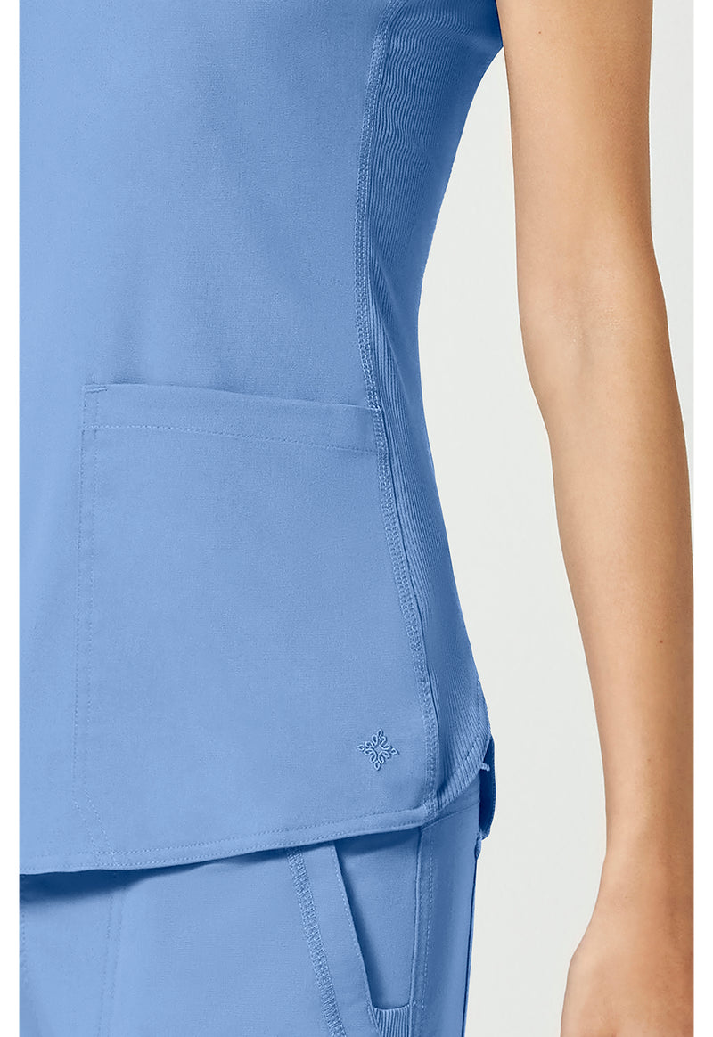 Ciel - Women's V-Neck Shirttail Scrub Top (View 4)