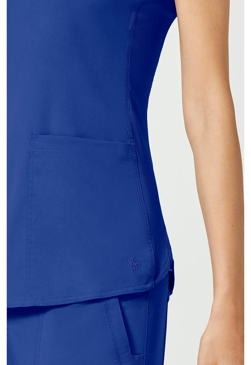 Galaxy - Women's V-Neck Shirttail Scrub Top (View 4)