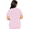 ice pink - V-Neck Shirttail Top