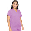 lilac - V-Neck Shirttail Top