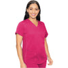 pink punch - V-Neck Shirttail Top