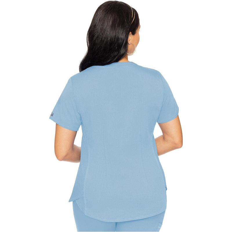 periwinkle - V-Neck Shirttail Top