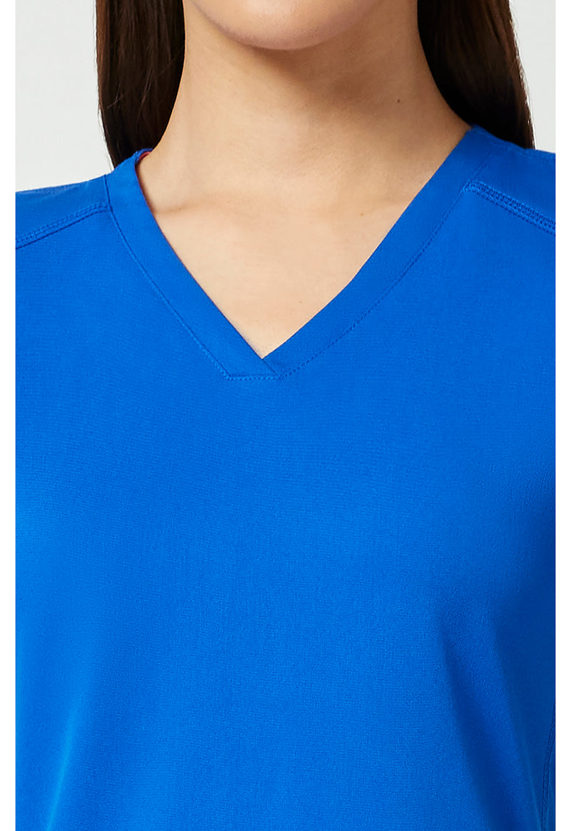 Royal - Women's V-Neck Shirttail Scrub Top (View 2)