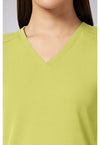 WASABI - Women's V-Neck Shirttail Scrub Top (View 2)