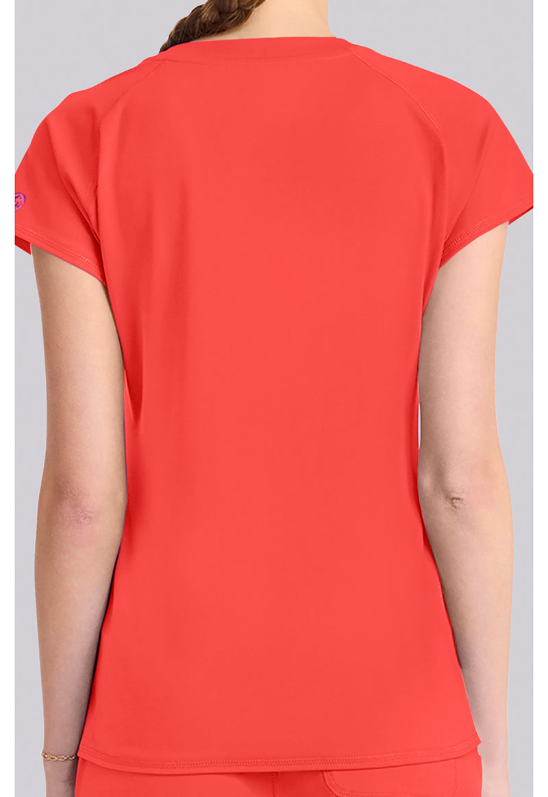 One In A Melon - Women's Raglan V-Neck Scrub Top (View 4)