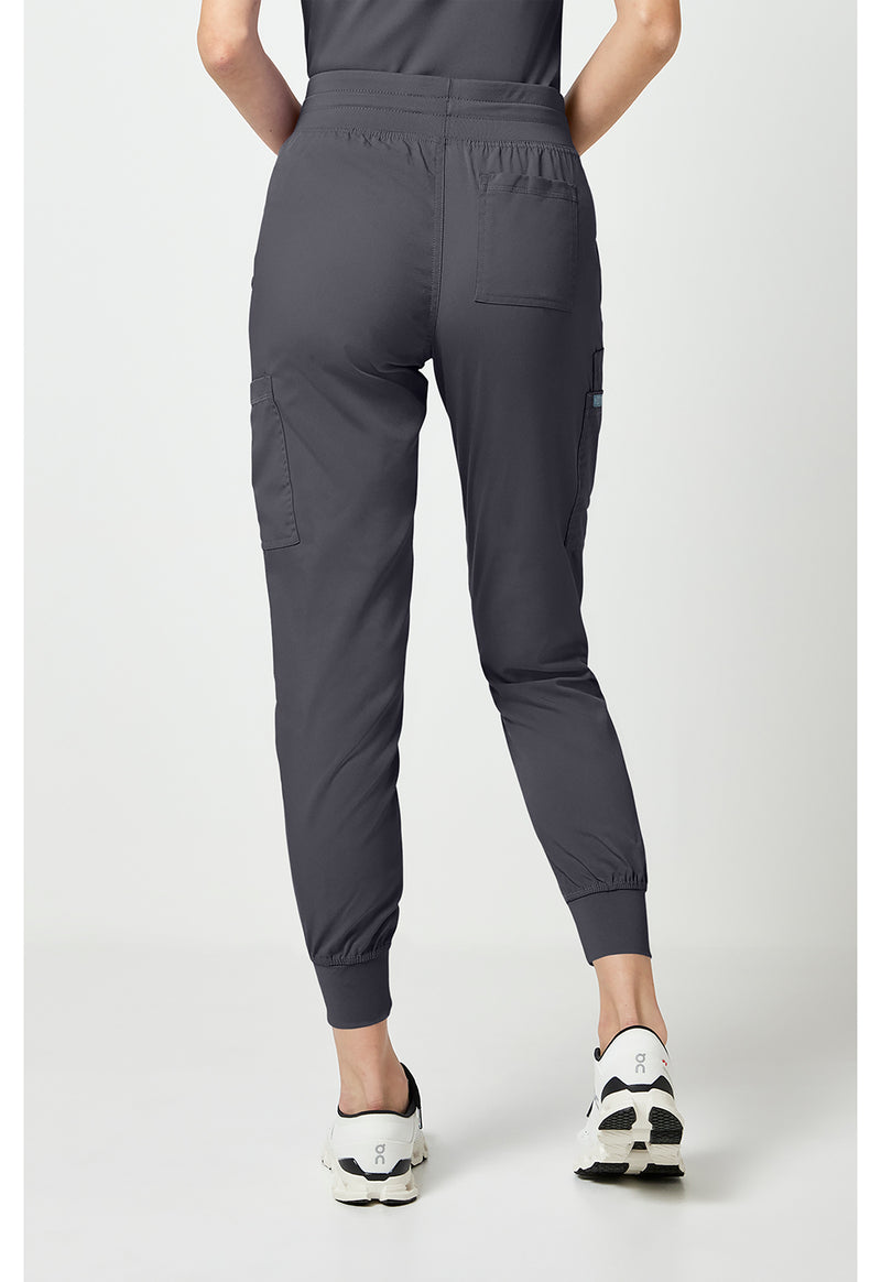 pewter - Double Cargo Jogger (Back)
