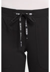 Black - Women's Jogger Yoga Scrub Pants – Petite (View 4)