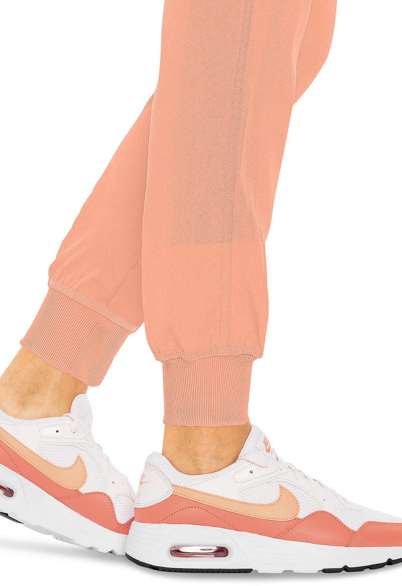 Apricot Sorbet - Women's Jogger Yoga Scrub Pants – Tall (View 2)