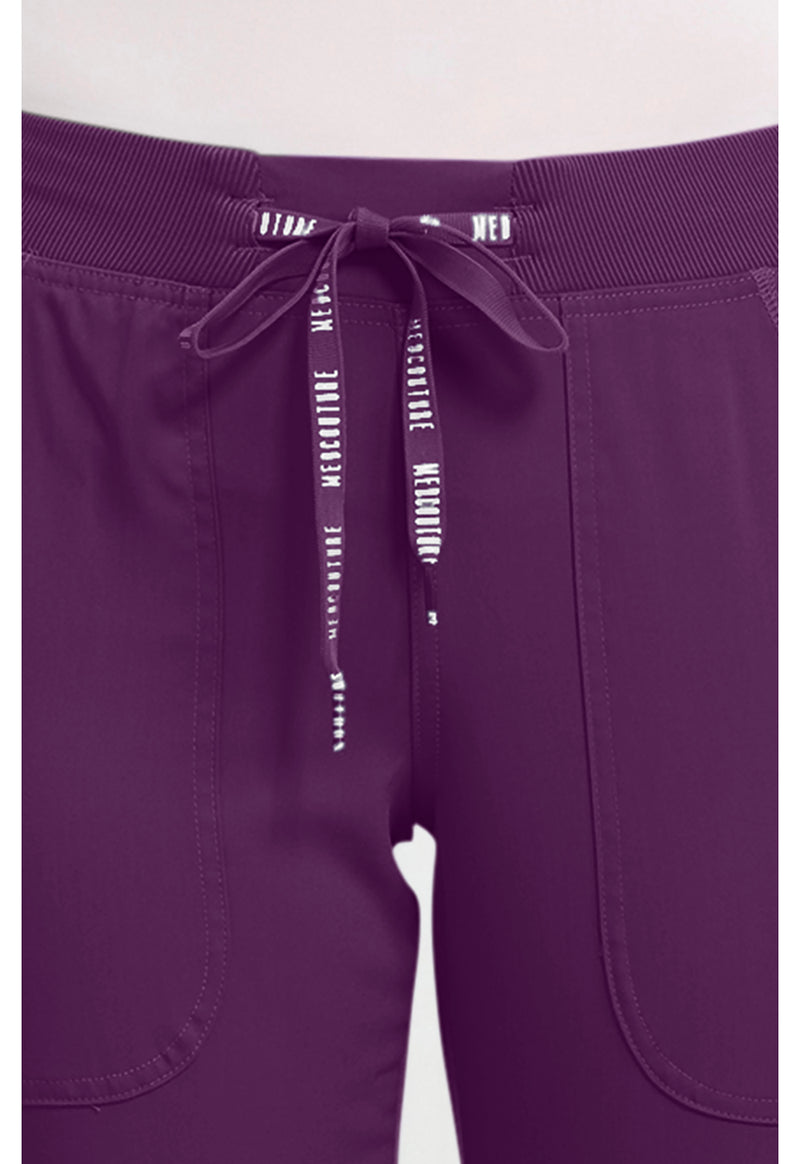 Eggplant - Women's Jogger Yoga Scrub Pants – Tall (View 4)