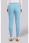 Blue Jean Baby - Med Couture Touch Women Scrub Pants - Back View