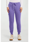 Electric Lavender - Med Couture Touch Women Scrub Pants - Front View