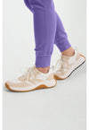 Electric Lavender - Women's Jogger Yoga Scrub Pants – Regular (View 3)