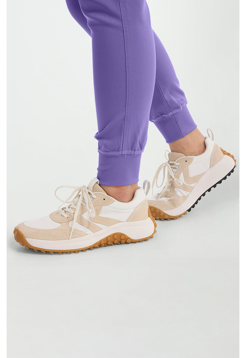 Electric Lavender - Women's Jogger Yoga Scrub Pants – Regular (View 3)