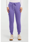 Electric Lavender - Women's Jogger Yoga Scrub Pants