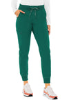 Hunter Green - Med Couture Touch Women Scrub Pants - Front View