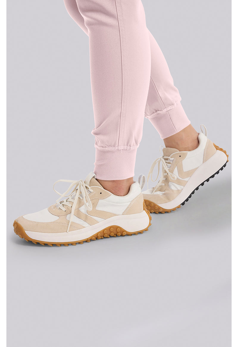Ice Pink - Women's Jogger Yoga Scrub Pants – Regular (View 3)