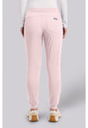 Ice Pink - Med Couture Touch Women Scrub Pants - Back View