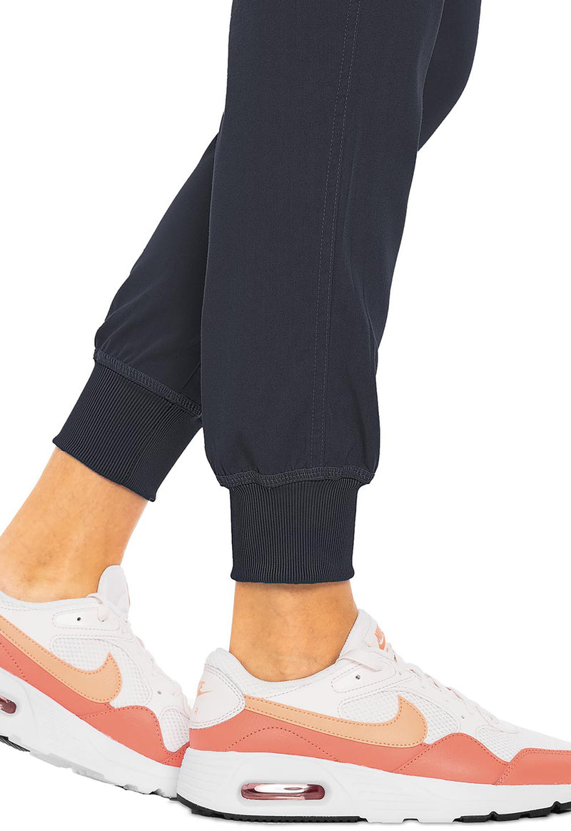 Pewter - Women's Jogger Yoga Scrub Pants – Regular (View 3)