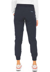 Pewter - Med Couture Touch Women Scrub Pants - Back View
