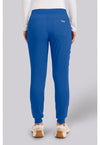 Royal - Med Couture Touch Women Scrub Pants - Back View