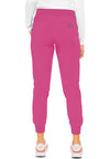 Raspberry Tart - Med Couture Touch Women Scrub Pants - Back View
