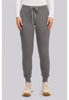 Slate - Med Couture Touch Women Scrub Pants - Front View