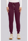 Wine - Women's Jogger Yoga Scrub Pants