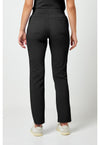 black - Jersey Waist Yoga Pant (Back)
