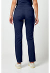 navy - Jersey Waist Yoga Pant (Back)