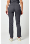 pewter - Jersey Waist Yoga Pant (Back)