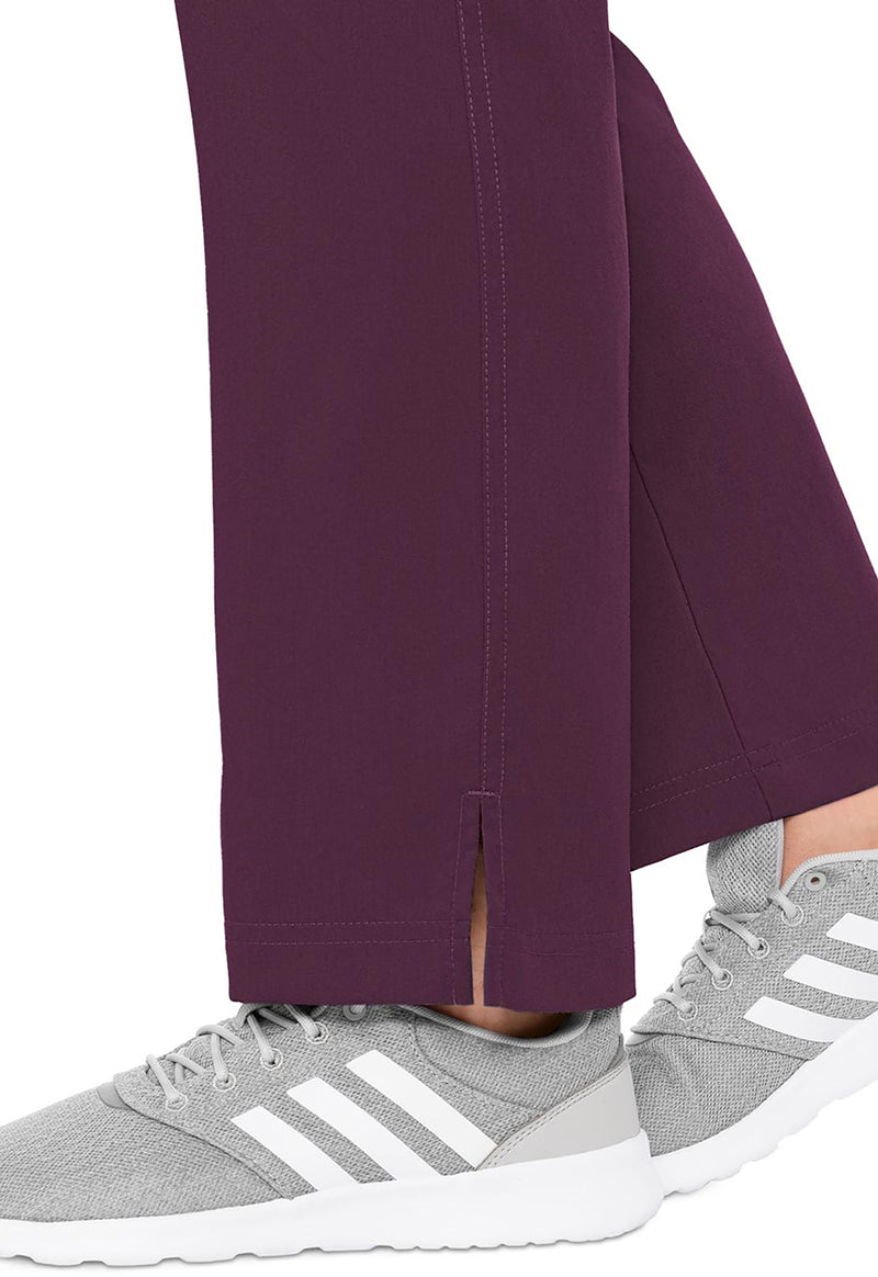 Wine - Women's Yoga 2 Cargo Pocket Scrub Pants – Petite (View 2)