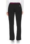 Black - Med Couture Touch Women Scrub Pants - Back View