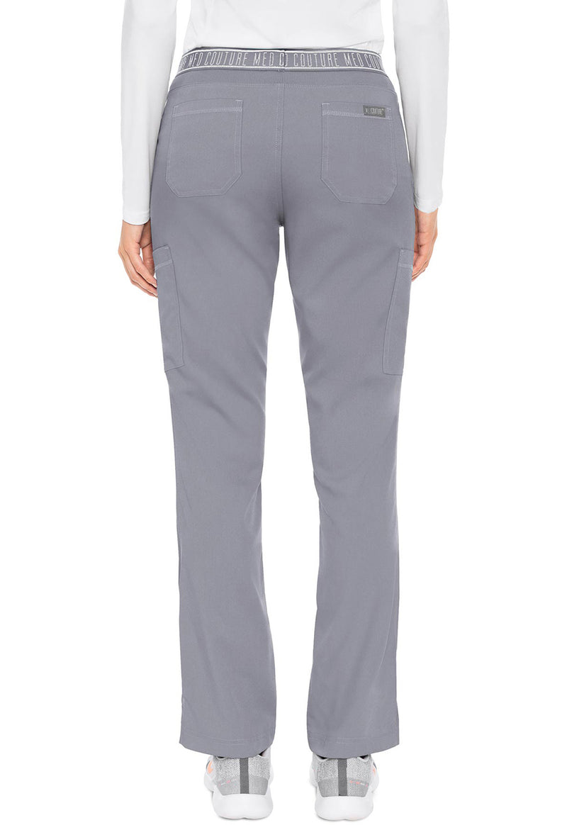 Cloud - Med Couture Touch Women Scrub Pants - Back View