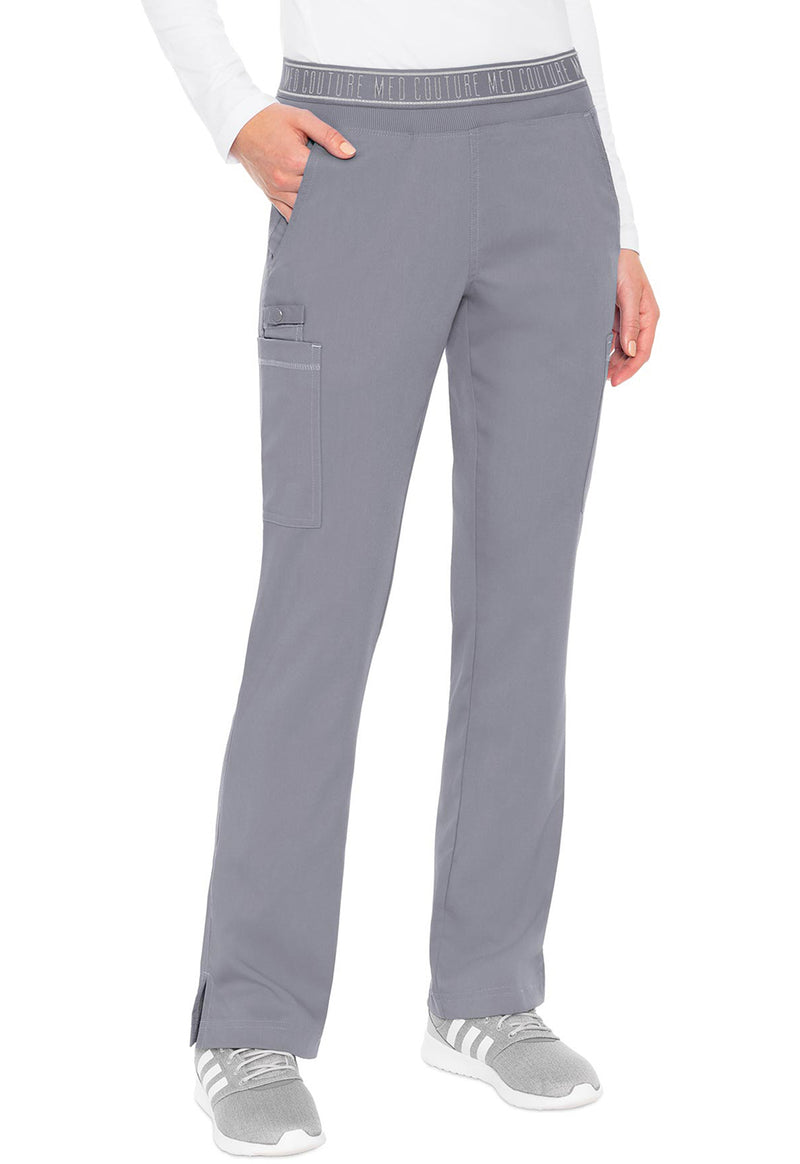 Cloud - Med Couture Touch Women Scrub Pants - Front View
