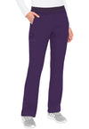 Eggplant - Med Couture Touch Women Scrub Pants - Front View