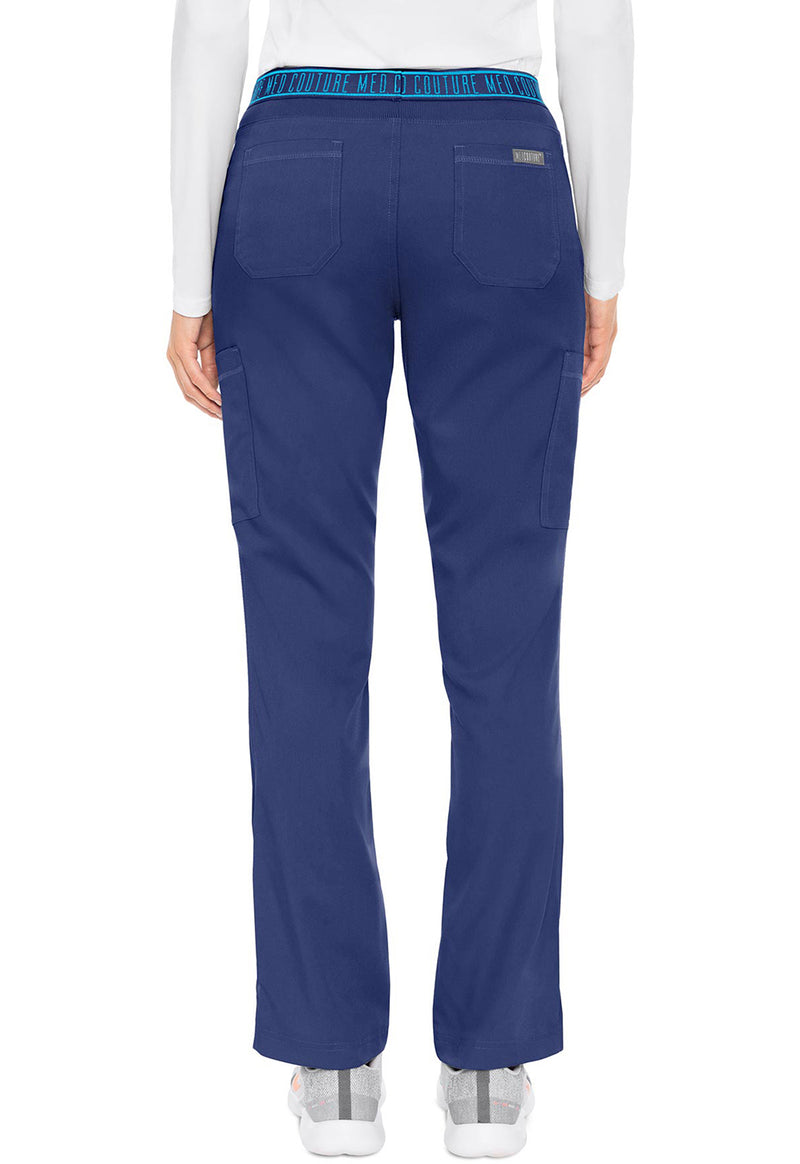 Galaxy - Med Couture Touch Women Scrub Pants - Back View