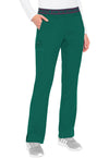 Hunter Green - Med Couture Touch Women Scrub Pants - Front View
