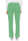 Kiwi Lime - Med Couture Touch Women Scrub Pants - Back View