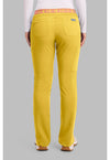 Midsummer Gold - Med Couture Touch Women Scrub Pants - Back View