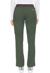 Olive - Med Couture Touch Women Scrub Pants - Back View