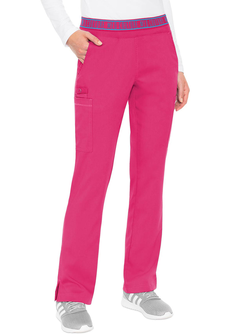 Pink Punch - Med Couture Touch Women Scrub Pants - Front View