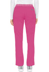 Raspberry Tart - Med Couture Touch Women Scrub Pants - Back View