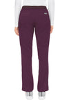 Wine - Med Couture Touch Women Scrub Pants - Back View