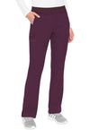 Wine - Med Couture Touch Women Scrub Pants - Front View