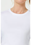White - Performance Knit Tee (View 2)